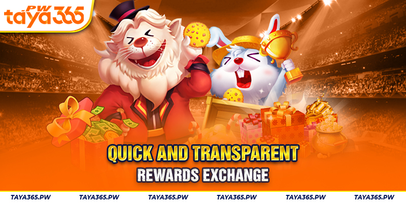 Quick and transparent rewards exchange