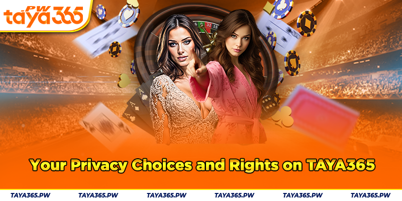 Your Privacy Choices and Rights on Taya365