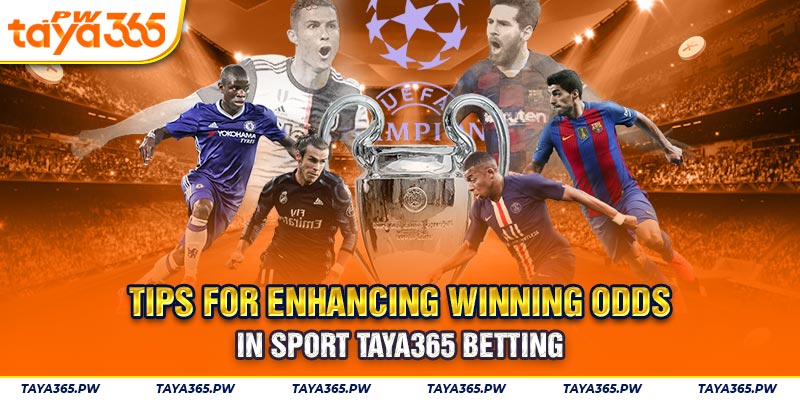 Tips for enhancing winning odds in Sport Taya365 betting