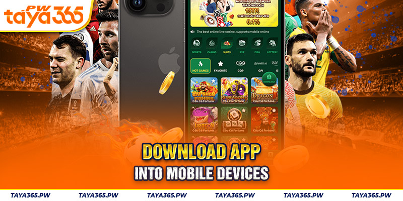 Download app into mobile devices